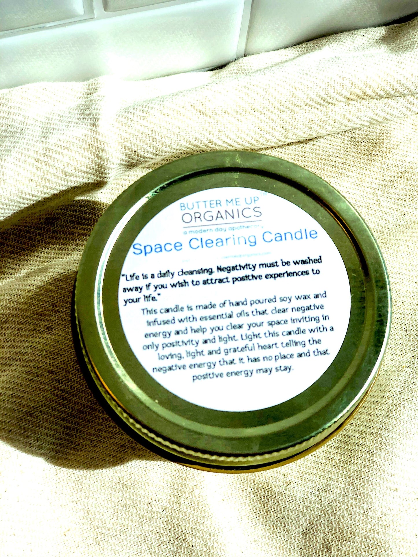 Space Clearing Candle/ Intention Candle