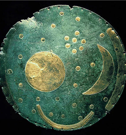 Brass Nebra Sky Disc Pendant