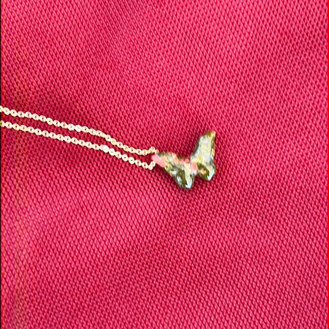 Butterfly Crystal necklace