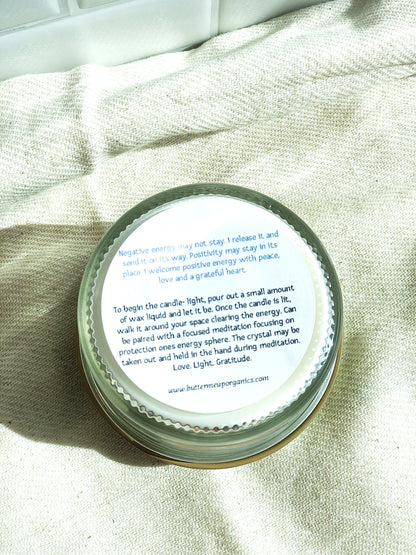 Space Clearing Candle/ Intention Candle
