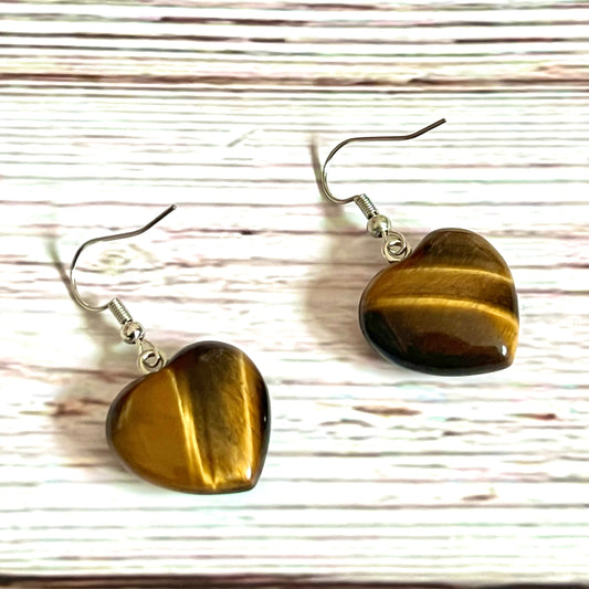 Tiger Eye Peaceful Energy Earrings