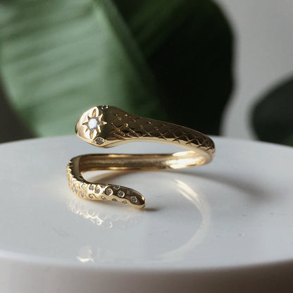 The Ivy Serpent Ring