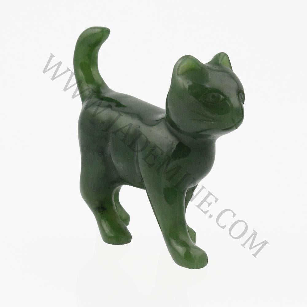 Jade Cat Carving