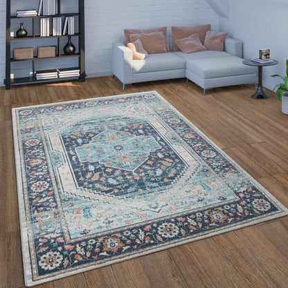 Oriental Design Rug – Classic Vintage Style Area Rug for Living Room or Bedroom