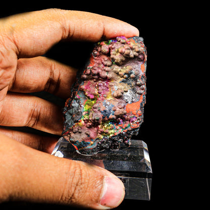 Iridescent Goethite Natural mineral Specimen # B 6801