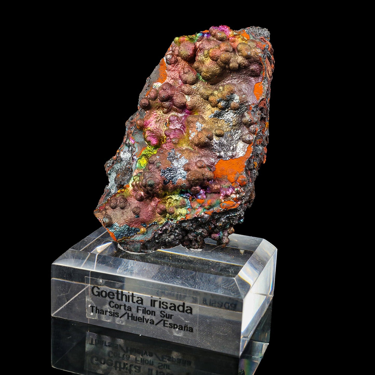 Iridescent Goethite Natural mineral Specimen # B 6801