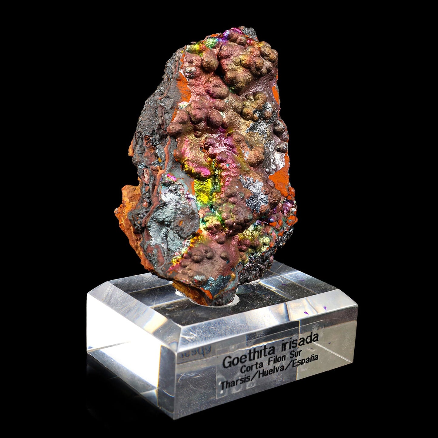 Iridescent Goethite Natural mineral Specimen # B 6801