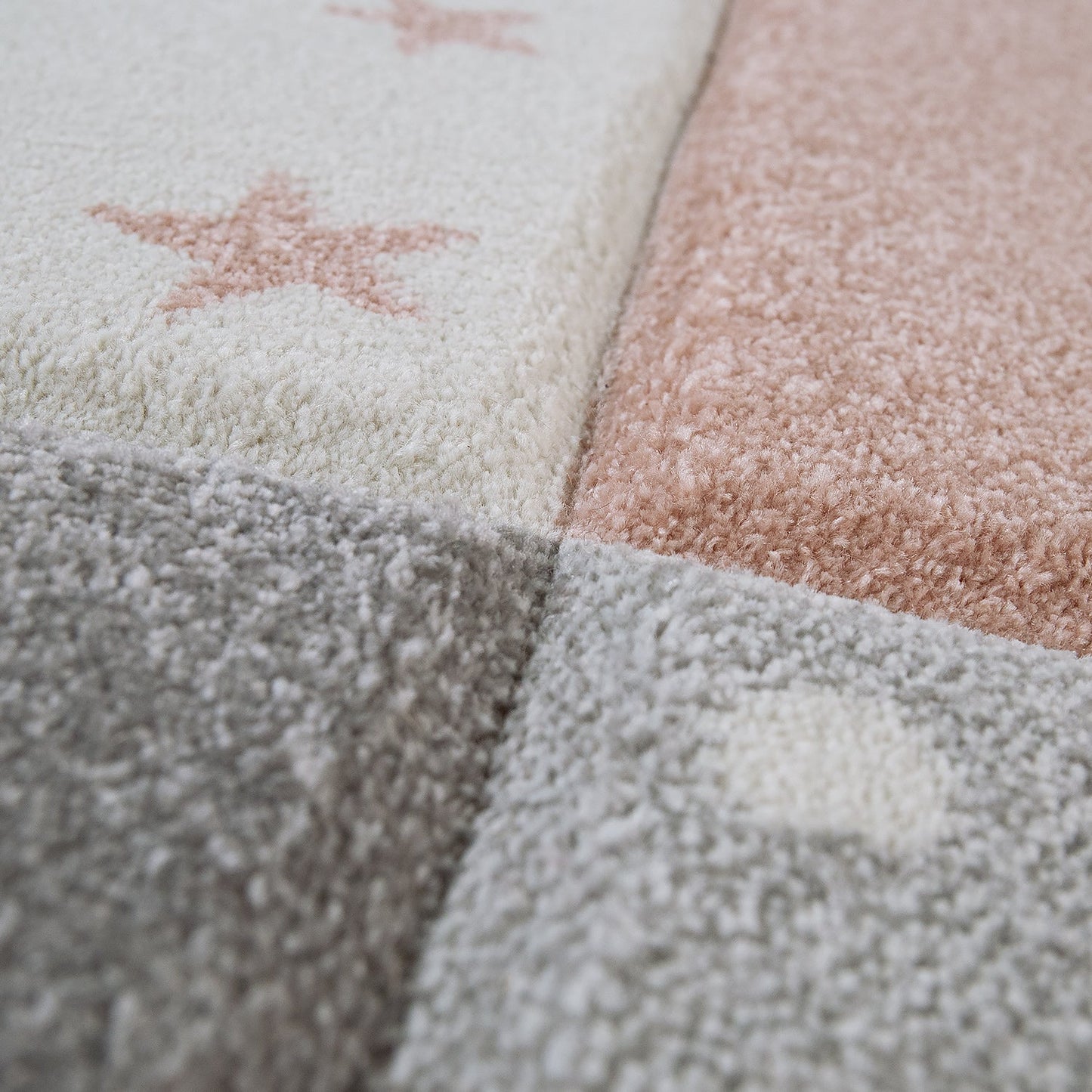 Cosmo Star Nursery Rug – Soft Kids Room Rug with Starry Design