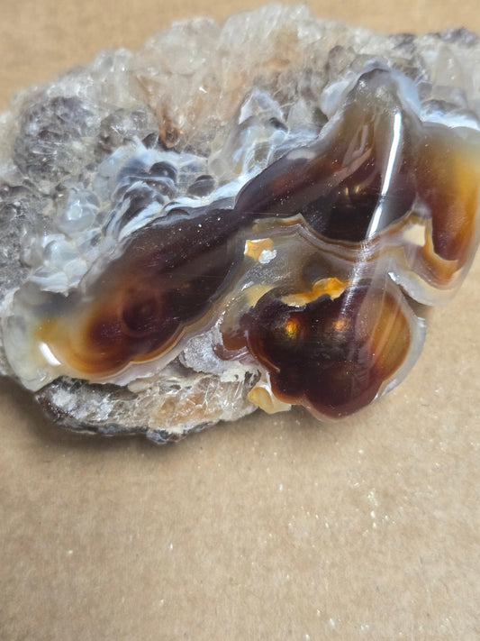 Large Fire Agate Polished