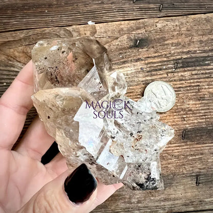Large Herkimer Diamond – 286g | Rare Quartz Crystal from New York