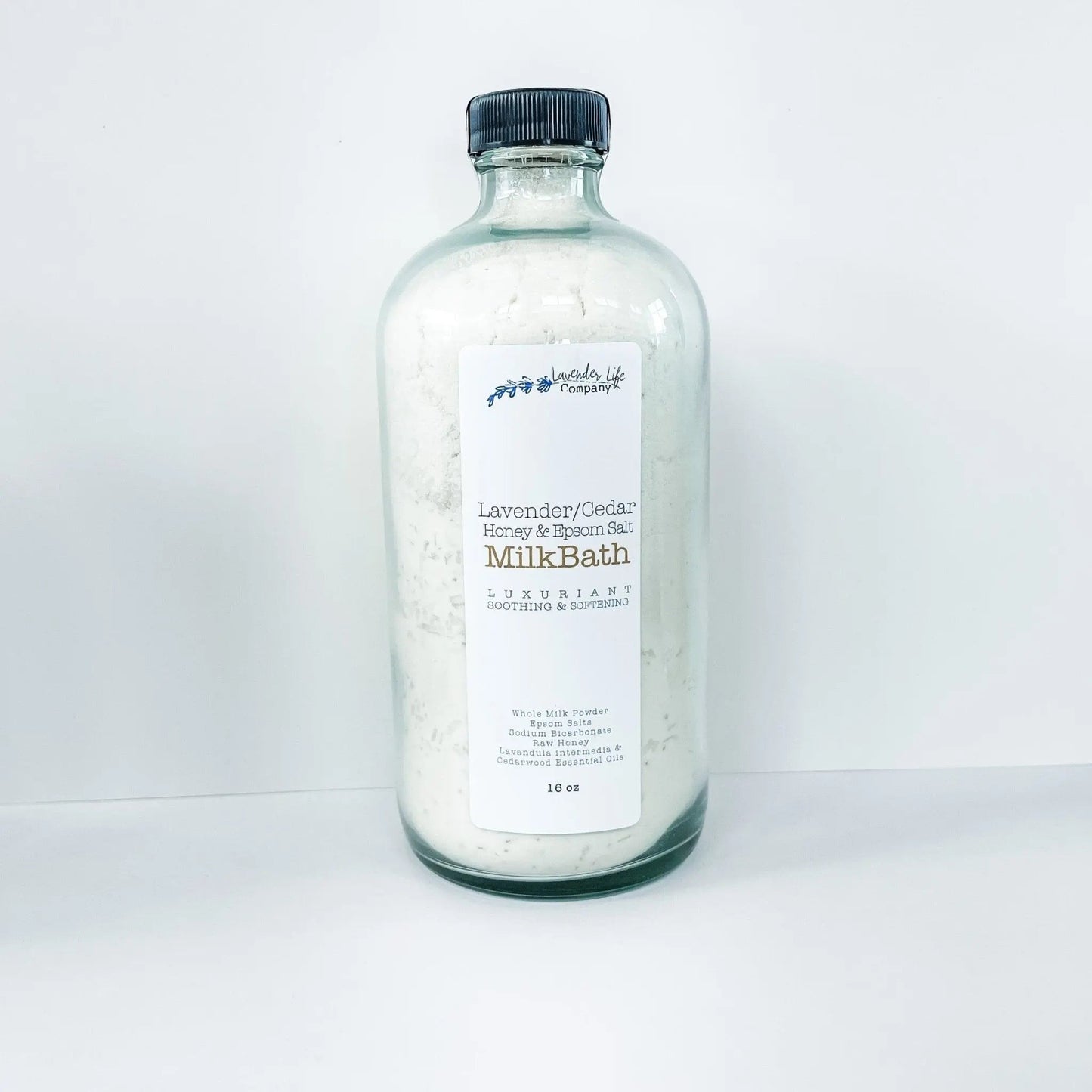 Bubble Bath – Lavender, Vanilla & Bourbon | Includes FREE Luffa Sponge