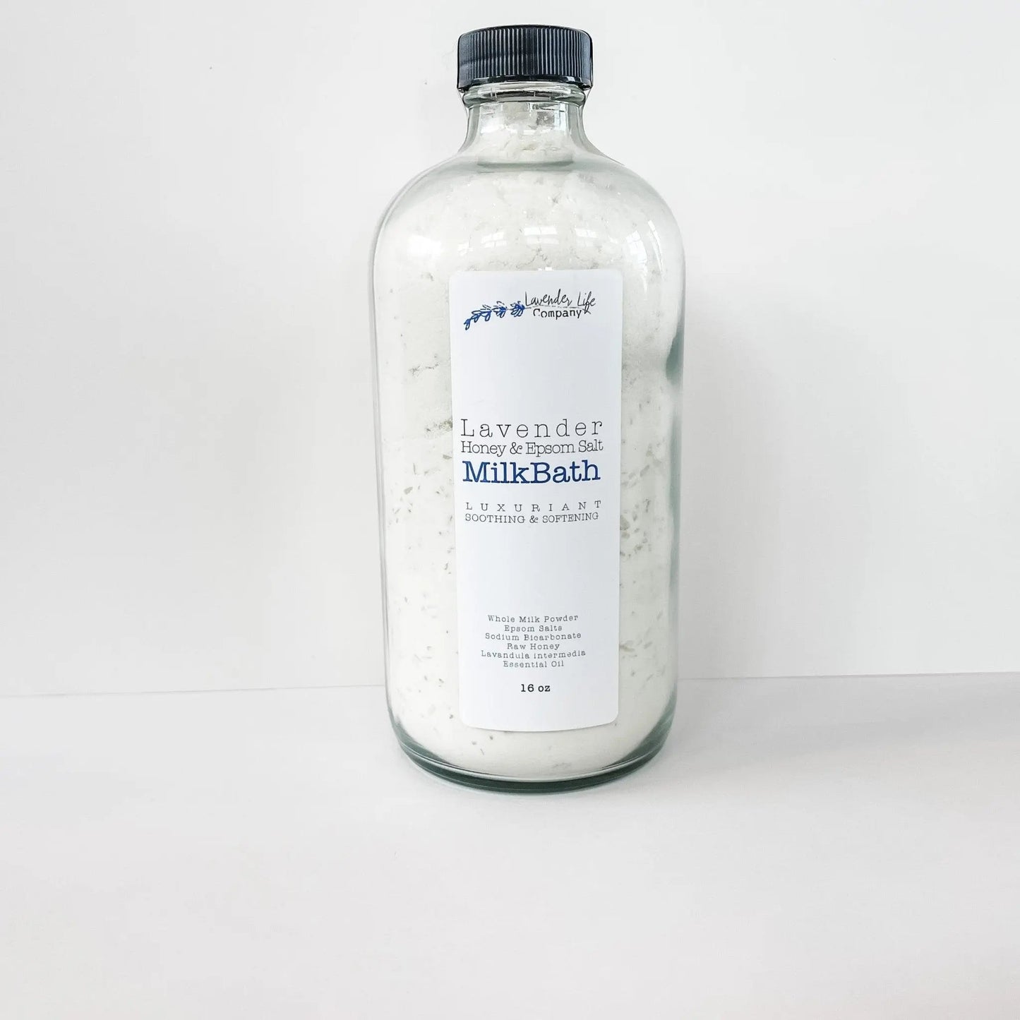 Bubble Bath – Lavender, Vanilla & Bourbon | Includes FREE Luffa Sponge