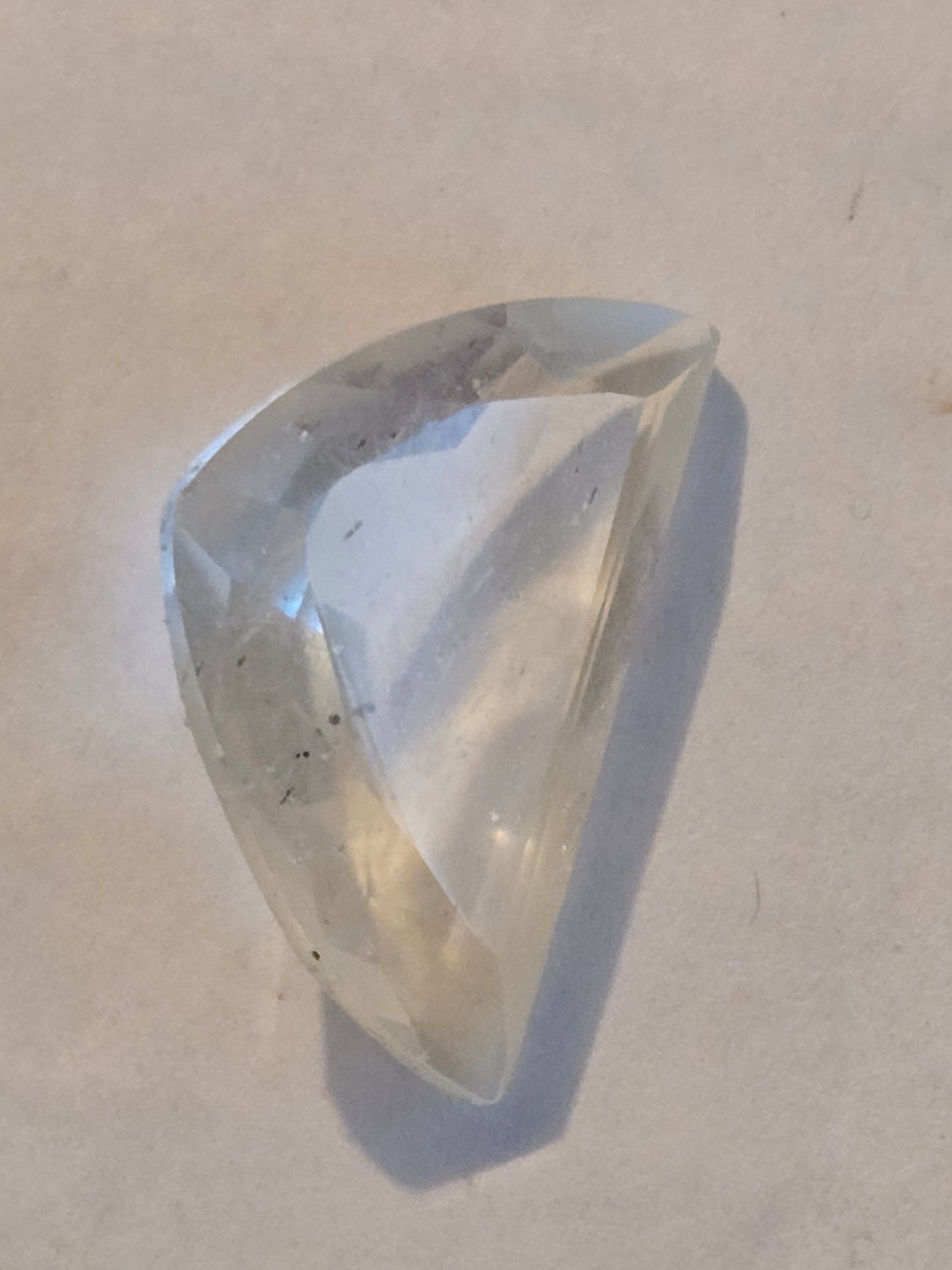 Libyan Desert Glass facet