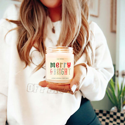 Merry + Bright Candle