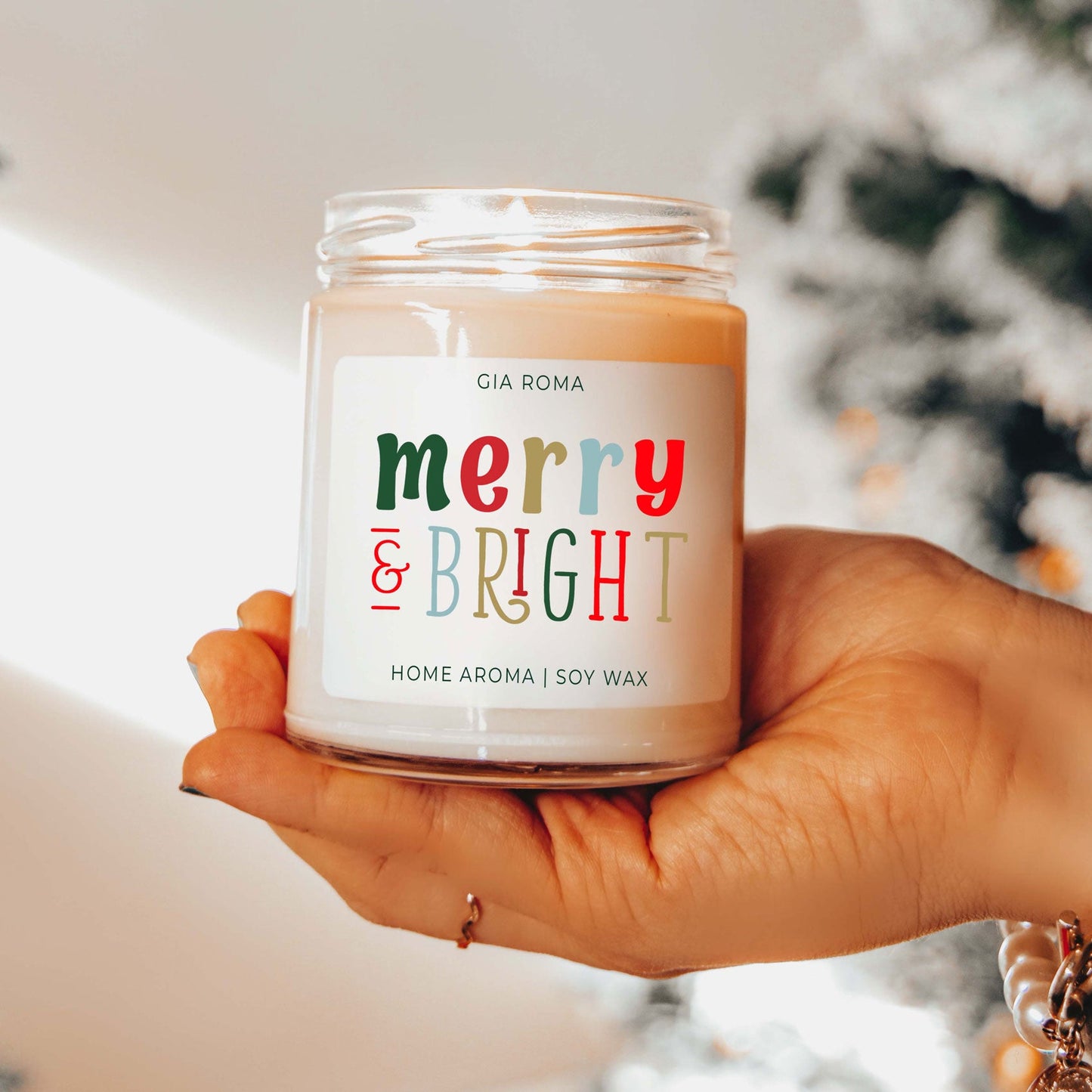 Merry + Bright Candle