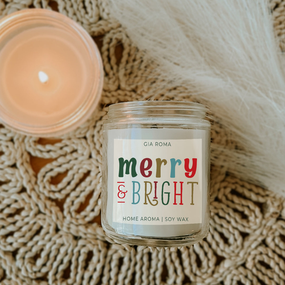 Merry + Bright Candle