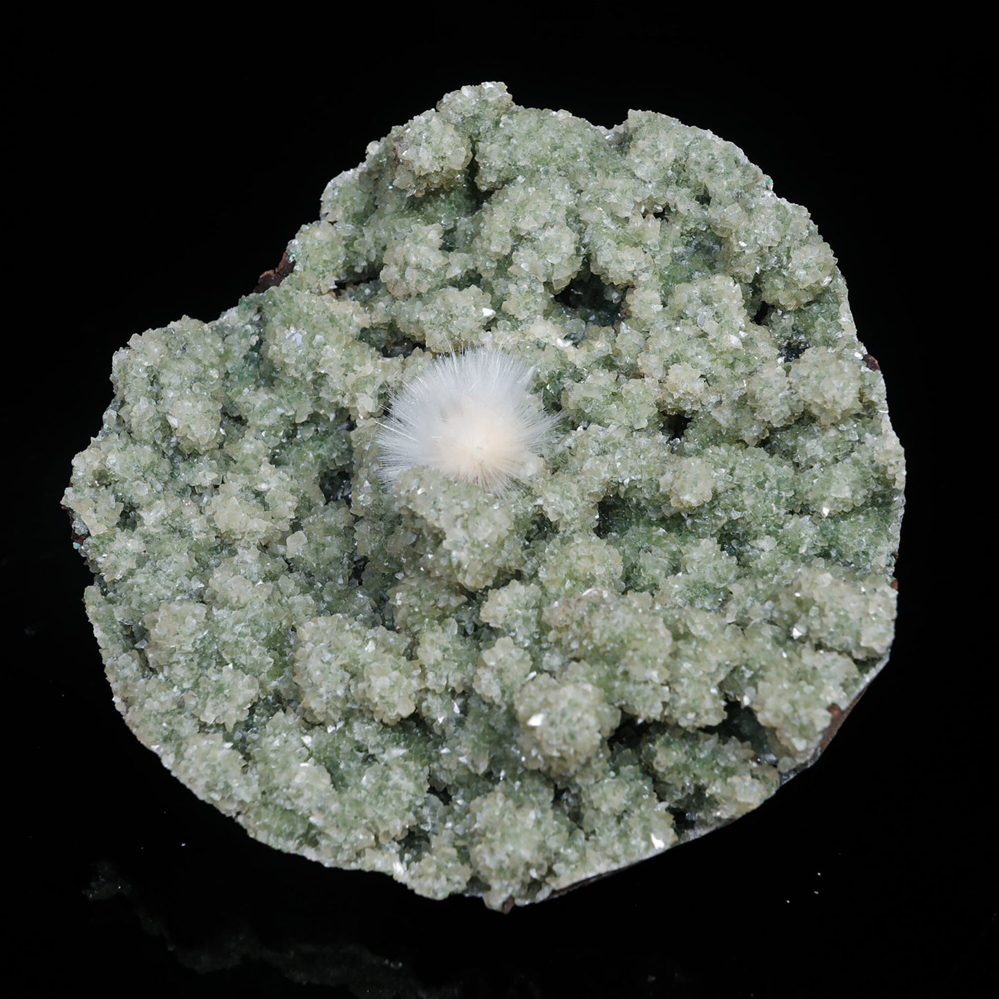 Mesolite with Heulandite Natural Mineral Specimen # B 7030