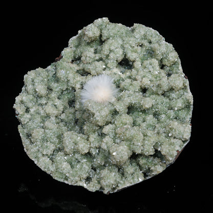 Mesolite with Heulandite Natural Mineral Specimen # B 7030