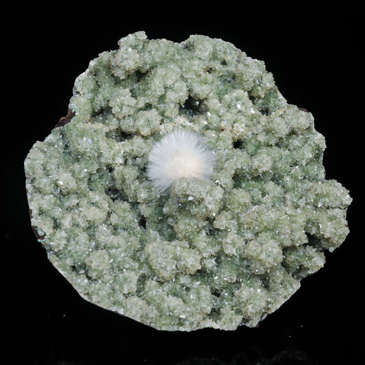 Mesolite with Heulandite Natural Mineral Specimen # B 7030