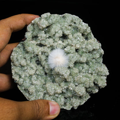 Mesolite with Heulandite Natural Mineral Specimen # B 7030
