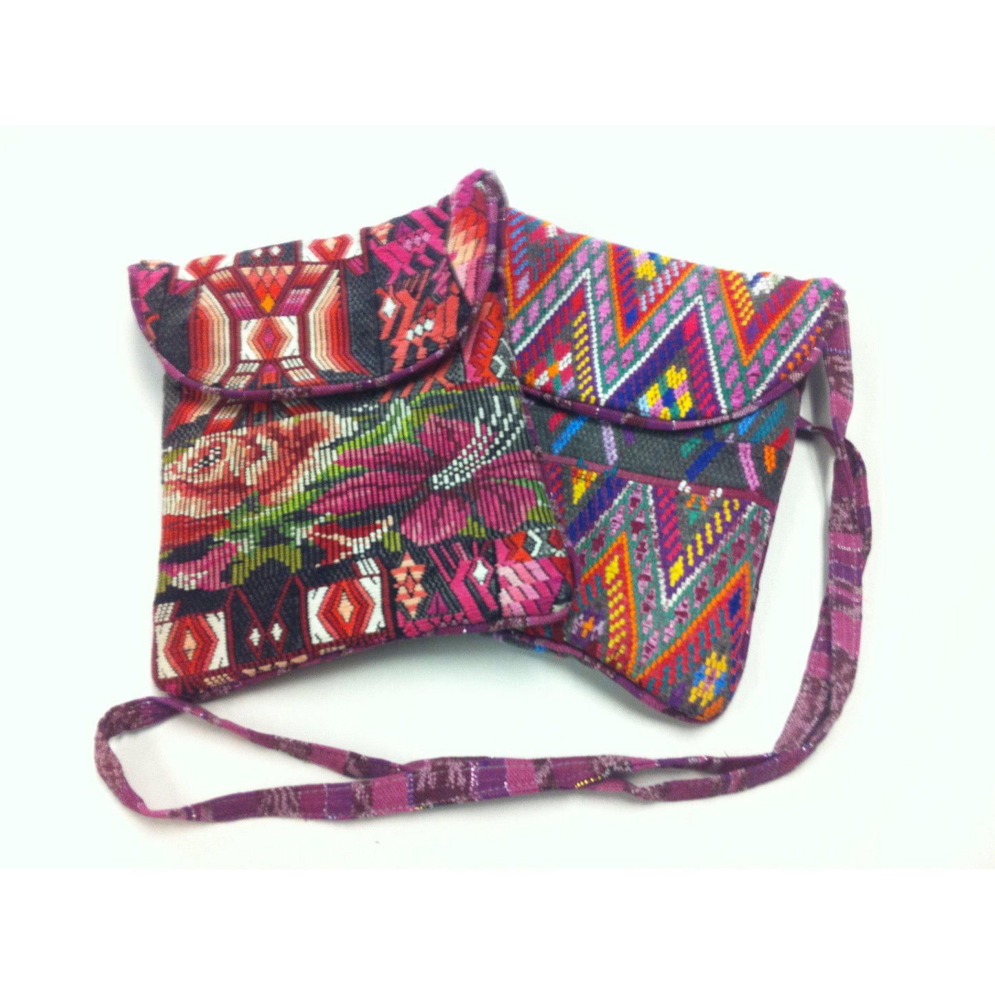 Messenger Up-cycled Huipil Crossbody One-of-a-Kind Bag - Guatemala