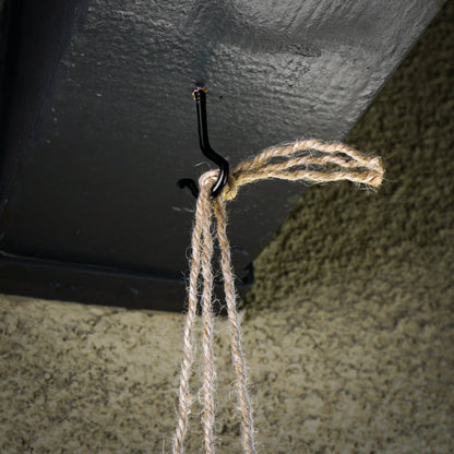 Mid Century Ribbed Hanging Plant Pots