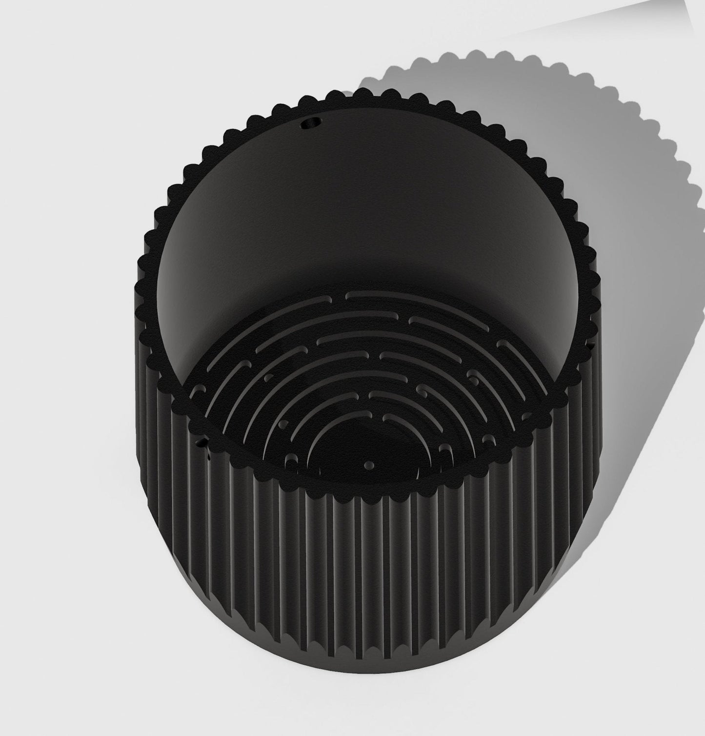 Mid Century Ribbed Hanging Plant Pots