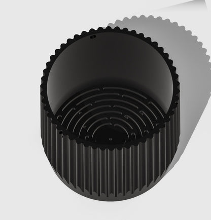 Mid Century Ribbed Hanging Plant Pots