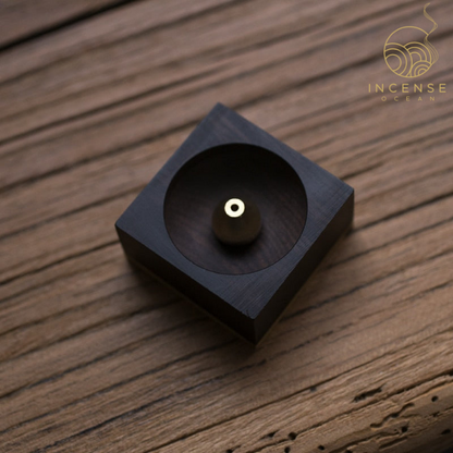 Minimalist Black Incense Holder