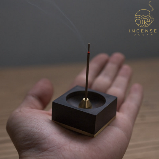 Minimalist Black Incense Holder
