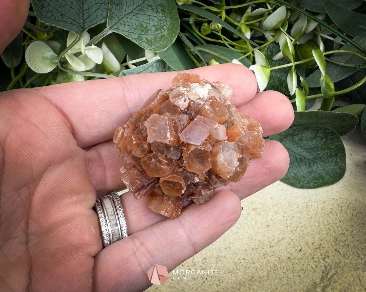 Moroccan Aragonite Star Specimen – 82 g Brighter Star Cluster