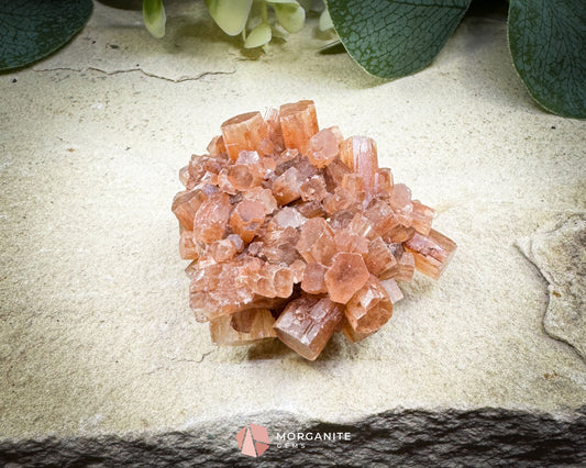 Moroccan Aragonite Starburst Specimen – 68 g Radiant Cluster (2″ × 1.8″ × 1″)