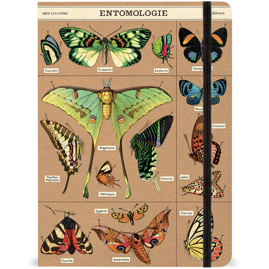 Vintage-Inspired Butterfly Notebook Journal