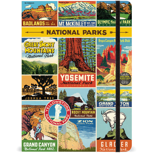 Vintage-Inspired National Parks Notebook Journal