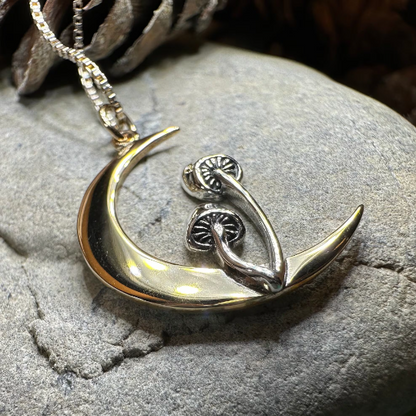 Moonlit Mushroom Necklace