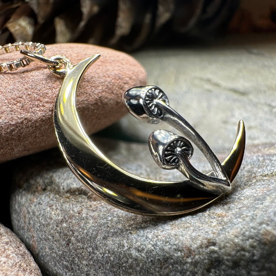 Moonlit Mushroom Necklace