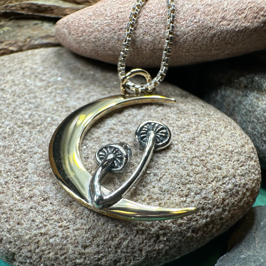 Moonlit Mushroom Necklace