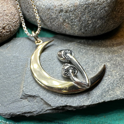 Moonlit Mushroom Necklace