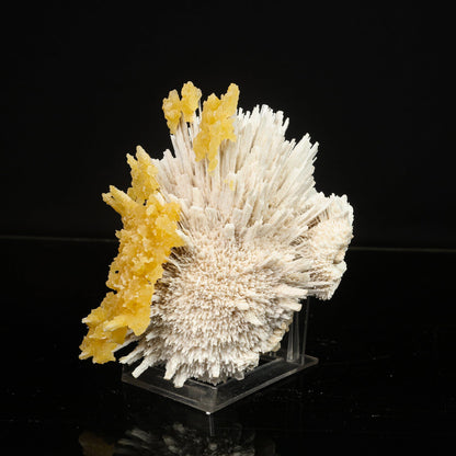 New Find Calcite Layer on Mordenite Natural Mineral Specimen # B 6787