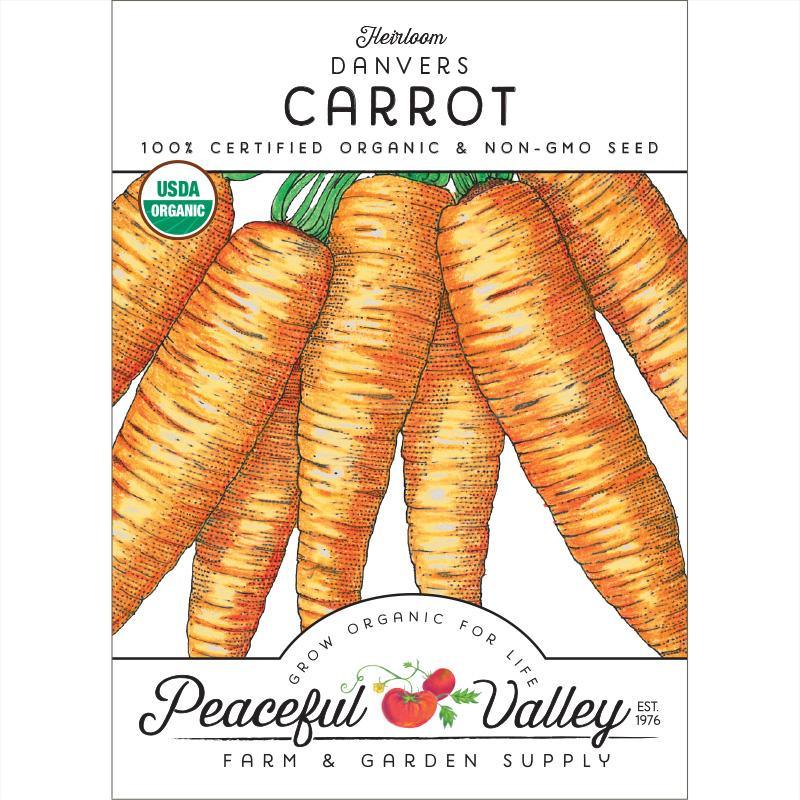 Carrot Seeds (Organic) Danvers