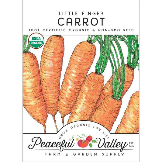 Carrot Seeds, Little Finger  (Organic)