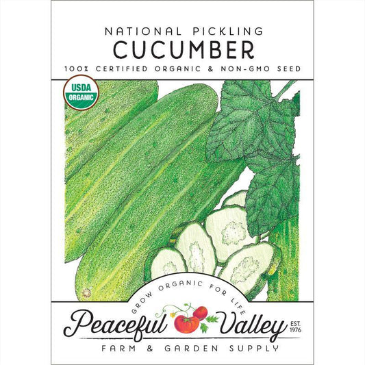 Cucumber Seeds (Organic) National Pickling