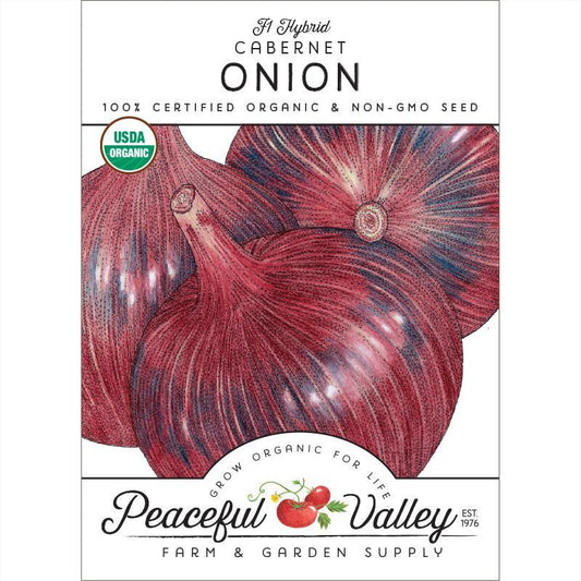 Onion Seeds (Organic) Cabernet