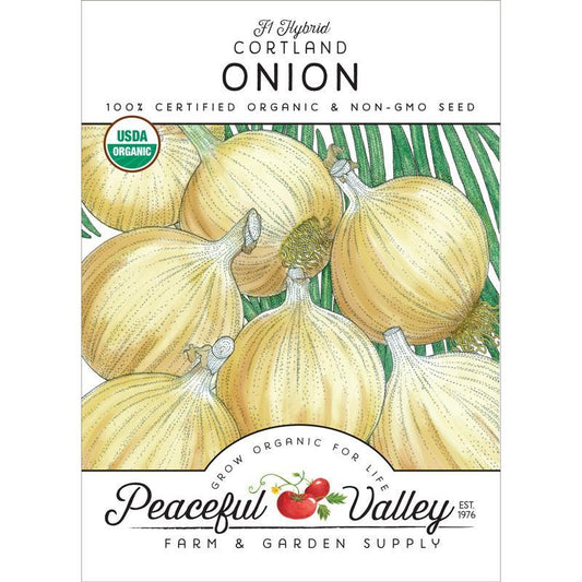 Onion, Cortland, Seeds (Organic)