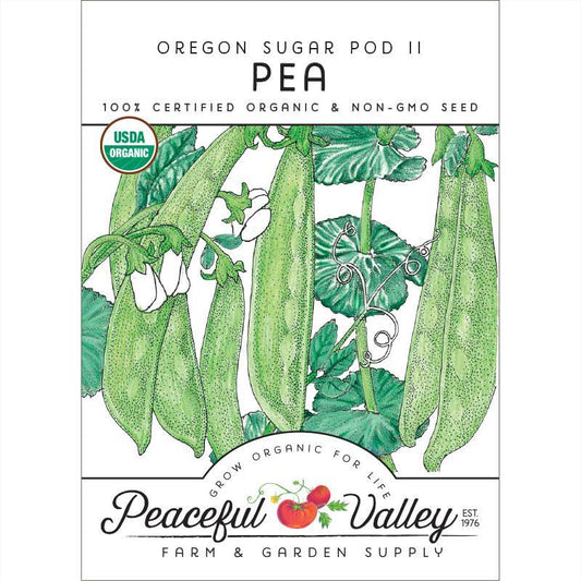Pea Seeds (Organic) Oregon Sugar Pod
