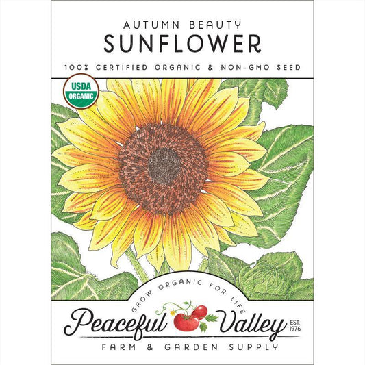 Sunflower, Autumn Beauty, Seeds (Organic)