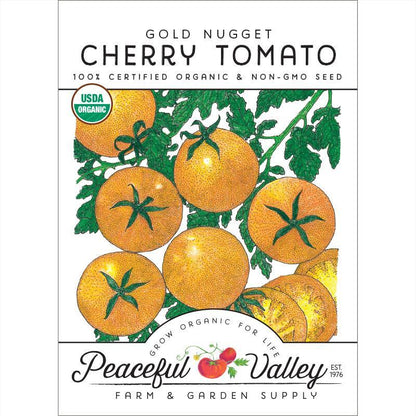 Tomato, Gold Nugget, Seeds (Organic)