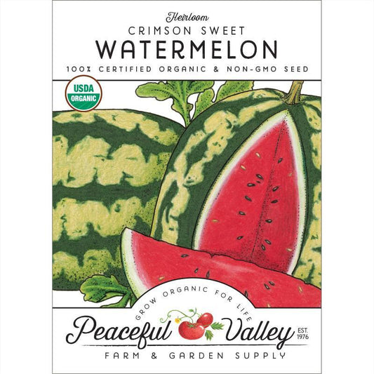 Watermelon Seeds (Organic) Crimson Sweet