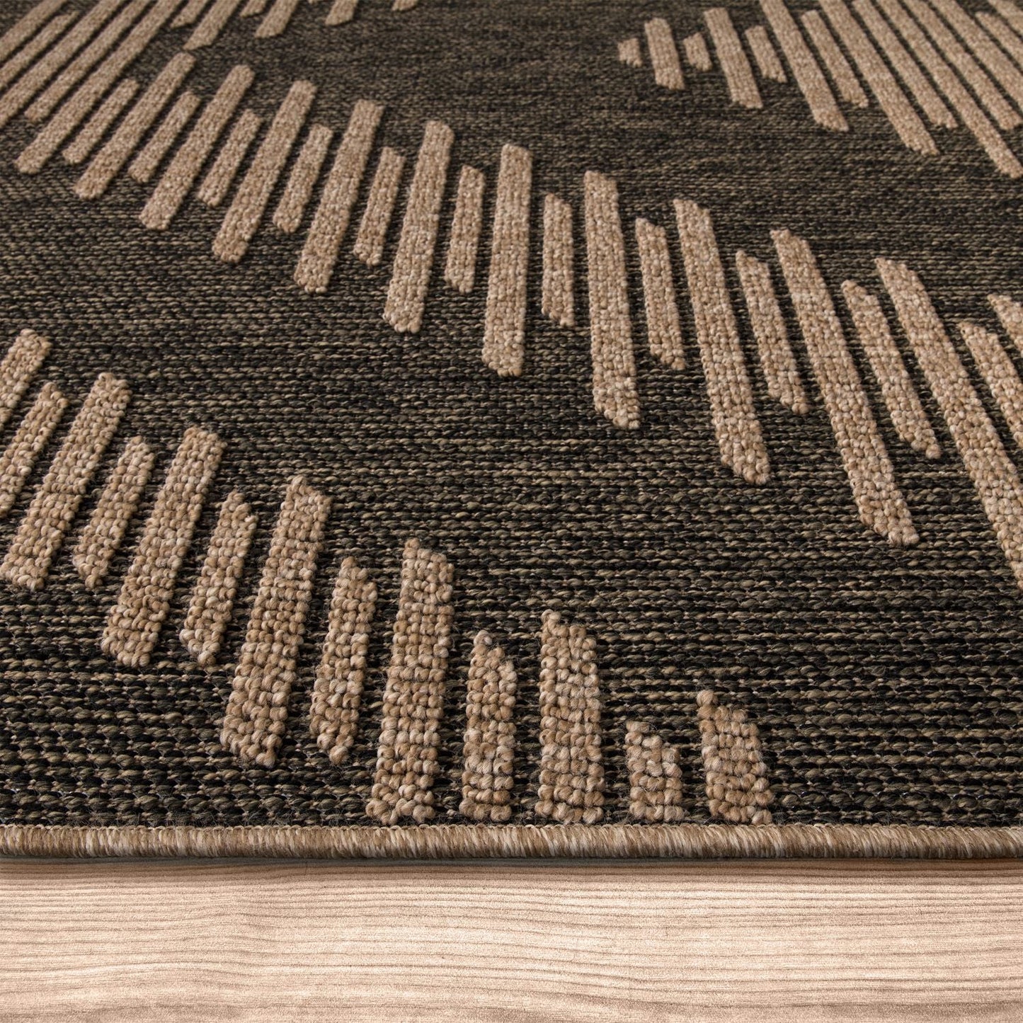 In- & Outdoor Rug Cologne with Bohemian Diamonds