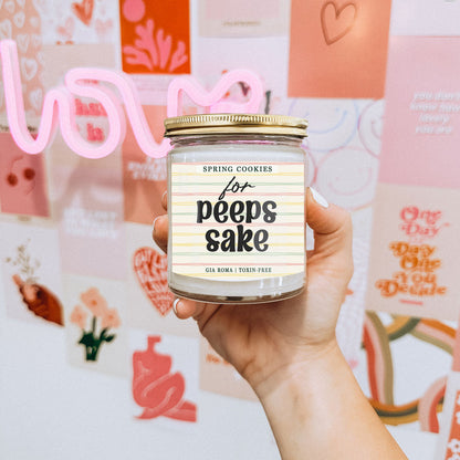 Easter Cookie Candle